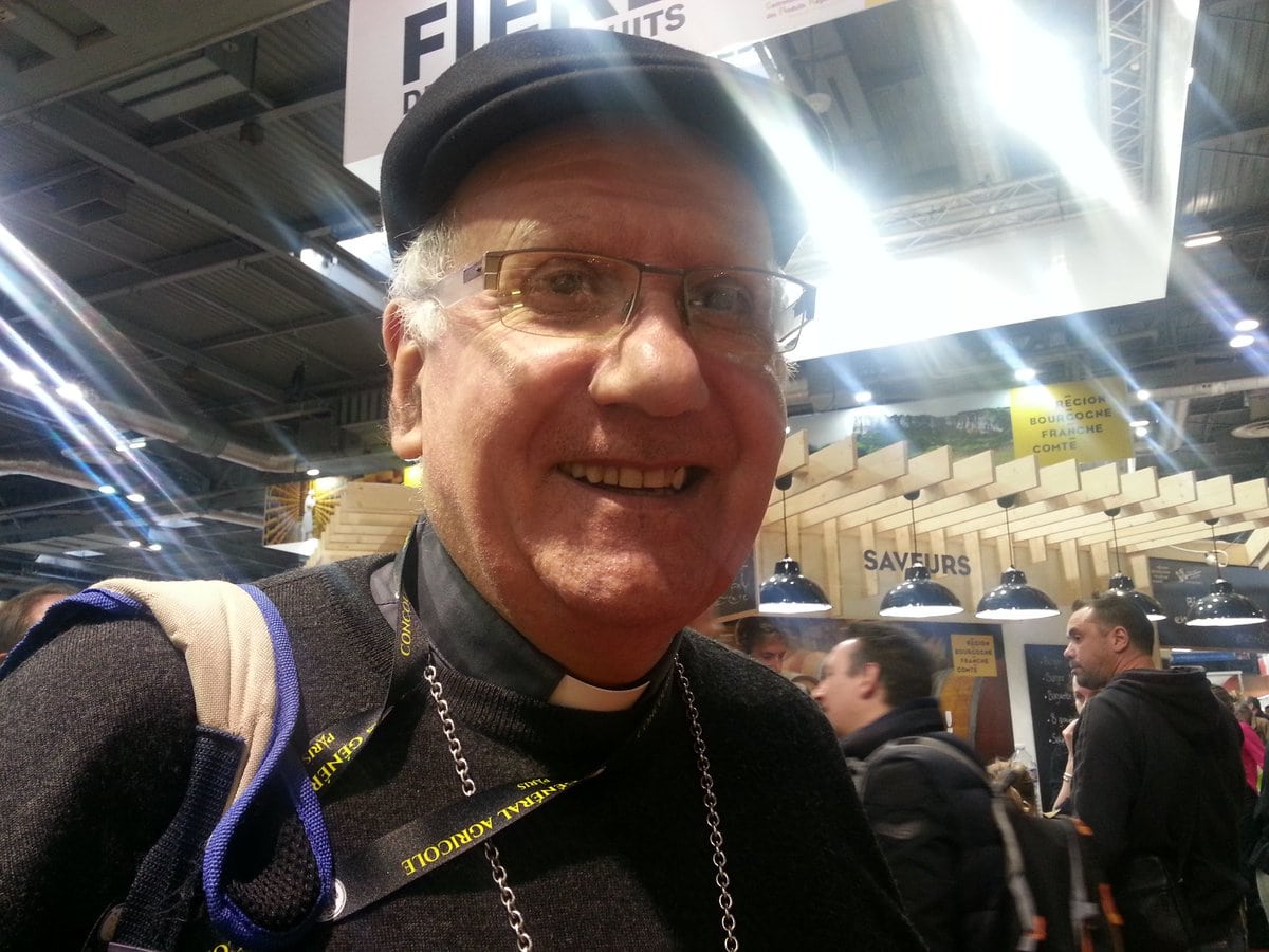 Mgr Philippe Mousset au salon de l'agriculture